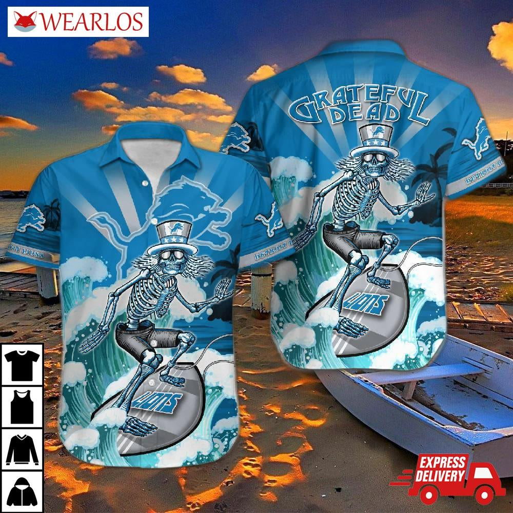 Detroit Lions Hawaiian Shirt Amazon Detroit Lions Hawaiian Shirt