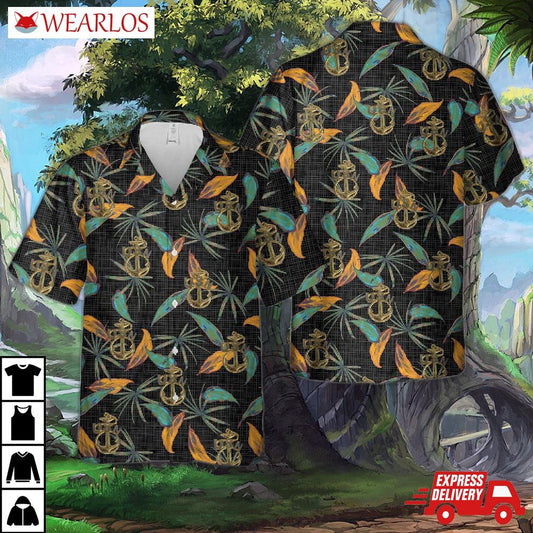 1893 Navy Chief Anchor Hawaiian Shirt
