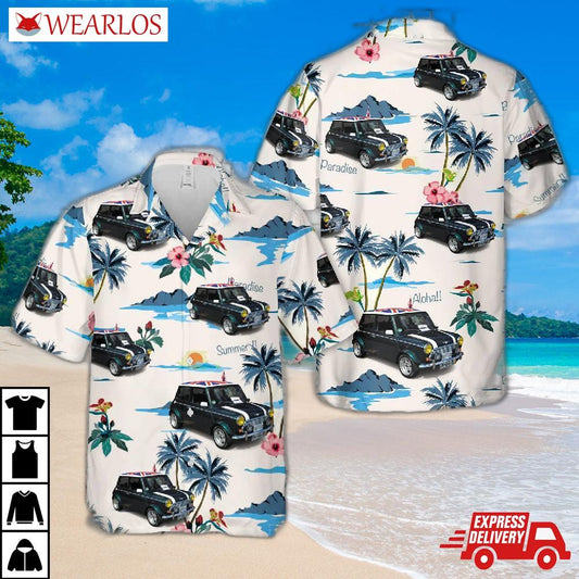 1964 Rover Mini Cooper Hawaiian Shirt