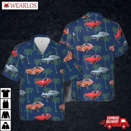 1969 Ford Capri Hawaiian Shirt