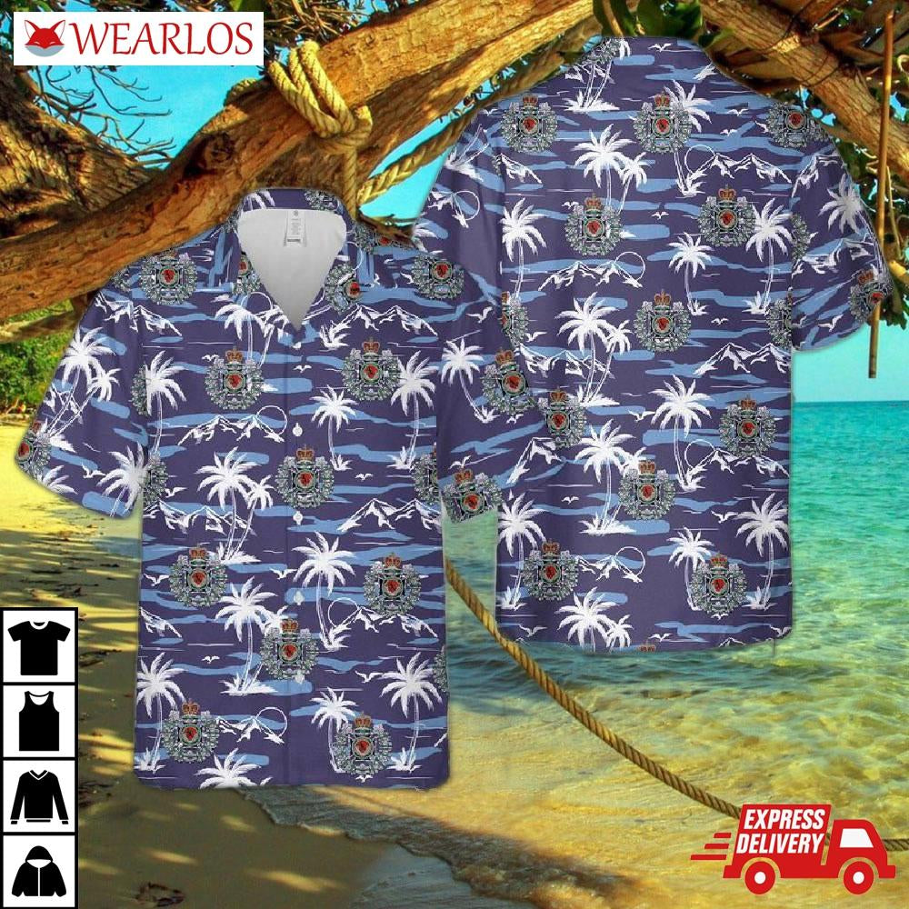 Canadian Army The Royal Winnipeg Rifles (r Wpg Rif) Hawaiian Shirt